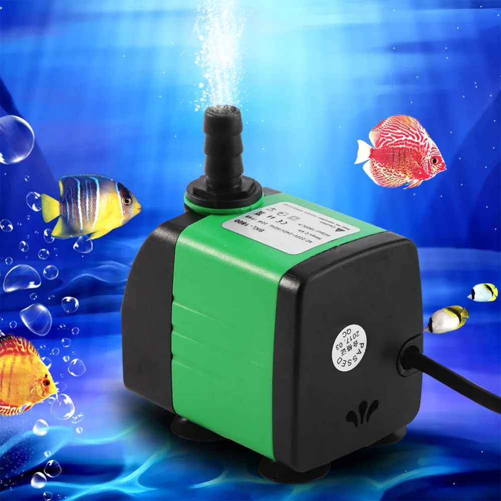 AC 220 240V 5 Types Optional ABS Submersible Pump Fish Tank Aquarium