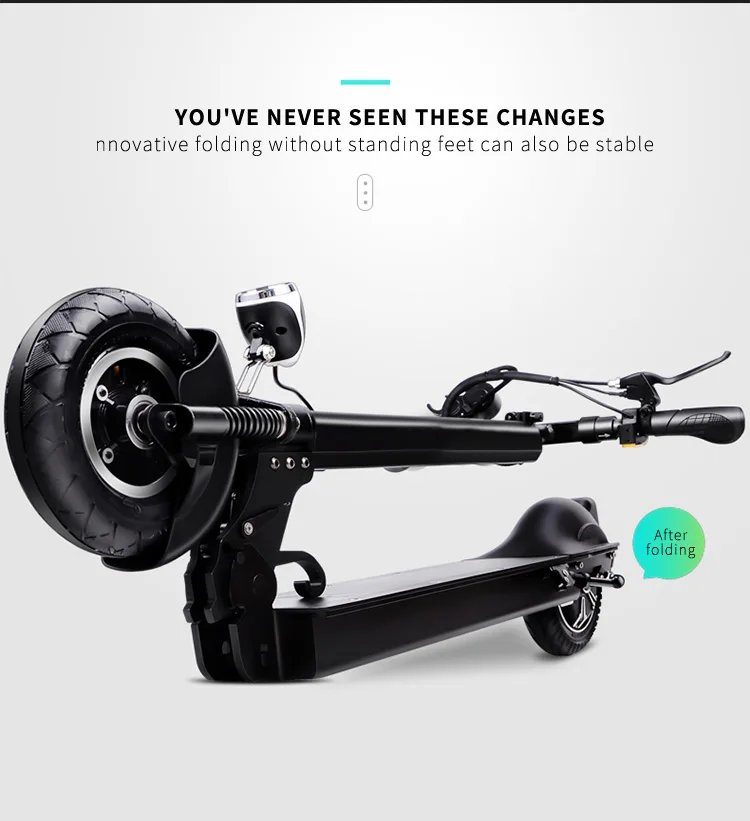 Top Somatosensory electric powered electric scooter adult foldable PU2 wheels scooter lithium electric drive Aluminum alloy 7