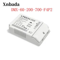 LTECH DMX60200-700-F4P2 60 Вт 350-1400mA (100-240Vac, 140-340Vdc) светодиодный интеллектуальная система для водителя