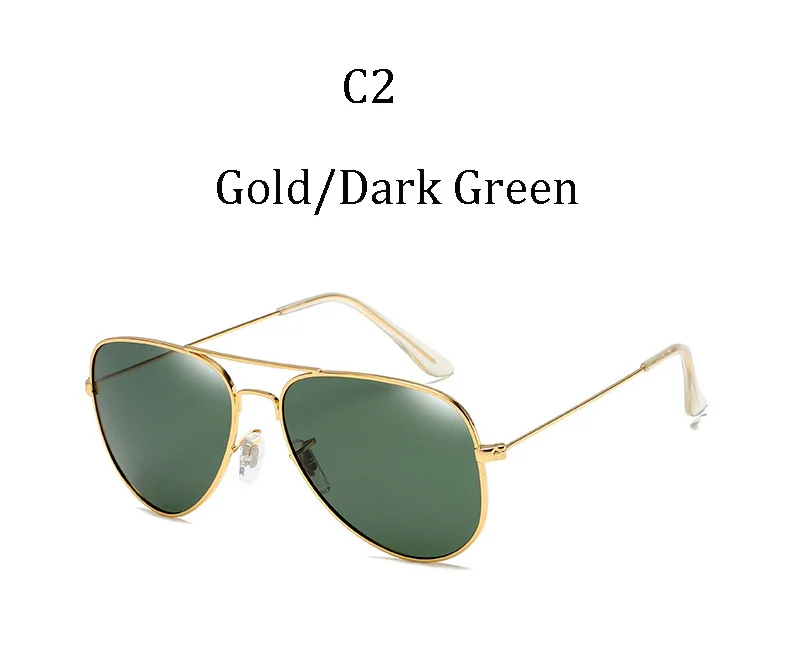 ДПЗ Классические поляризованные солнцезащитные очки для женщин и мужчин в виде лучей 60 мм G15 линзы очки, подходят для вождения, солнцезащитные очки UV400 Gafas 3026 с чехлом