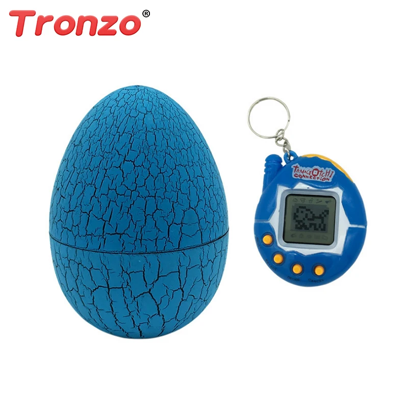

Multi-colors Dinosaur egg Virtual Cyber Digital Pet Game Toy Tamagotchis Digital Electronic E-Pet Easter Egg Gift For Children