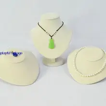 Поступление сезона г. бежевый бархат качество, хорошее ювелирное изделие, Дисплей для стойка-витрина для ожерелий держатель стойки с вешалкой комплект для органайзера