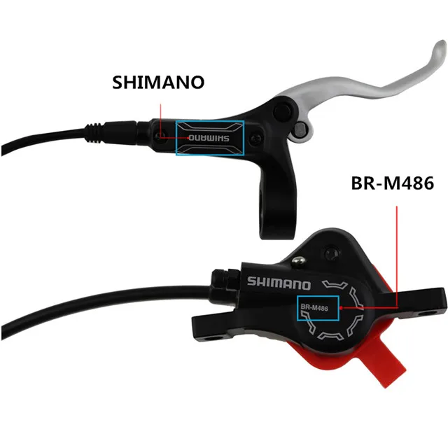 SHIMANO BR-M486 RT56/G3 горный велосипед тормозной масляный дисковый тормоз Гидравлический тормоз super M447 черный 800 мм-1300 мм