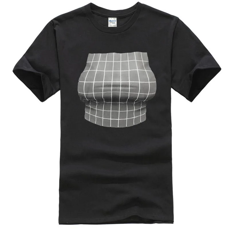 

3d big tits Optical illusions Popular Tagless T-shirt t shirt men