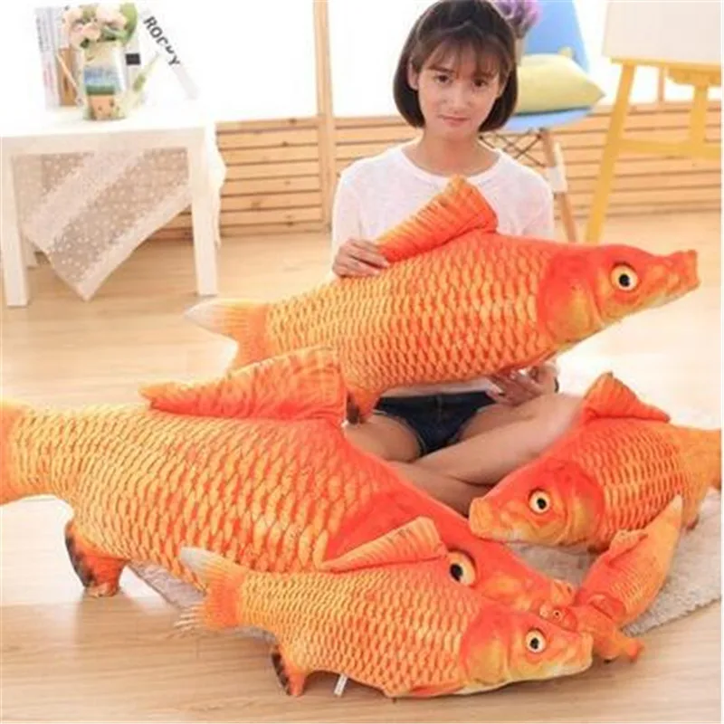 1 шт. 3D креативная имитация рыбы Подушка, плюшевые игрушки искусственная рыба движущийся игрушка для розыгрыша сон Милая Подушка девочка подарок на день рождения