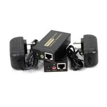 New VGA Extender via cat5e/6 cable up to 100M with power adapter Support High Definition 1920×1440 for Monitor Projector