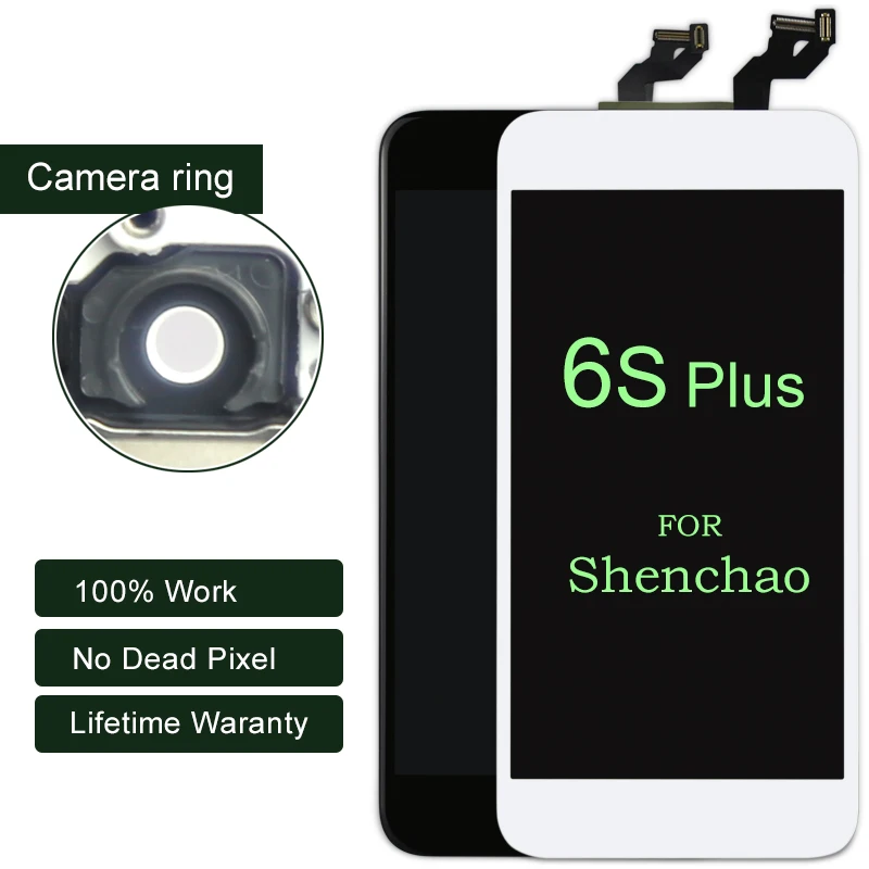 

5PCS For iphone 6S Plus LCD Screen For Shenchao Quality Touch Screen With 3D Touch Display For iphone LCD Digitizer Assembly