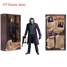 For Collection 7'' NECA Batman The Dark Knight The Joker Heath Ledger PVC Figure Toys Model for Children Boys Gift