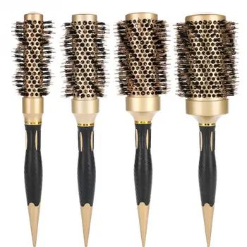 

Professional Anti-static Round Hair Comb Salon Styling Brush Twill Nylon Broach Massager Detangle Salon Hair Care Styling Brushs