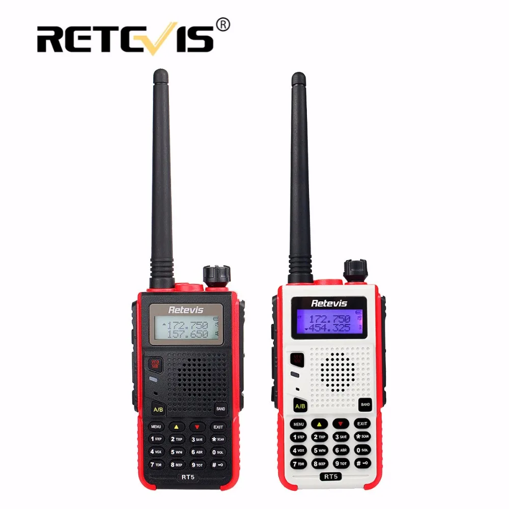 bilder für 1X Retevis RT5 Walkie Talkie 5 Watt 128CH VHF UHF Dual Band VOX FM Radio Scanner Amateur cb Radio Station Communicator mit Headset bilder für 1X Retevis RT5 Walkie Talkie 5 Watt 128CH VHF UHF Dual Band VOX FM Radio Scanner Amateur cb Radio Station Communicator mit Headset