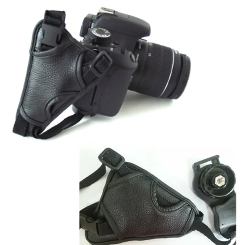 DSLR Camera PU Leather Grip Rapid Wrist Strap Soft Hand Grip Camera Bag