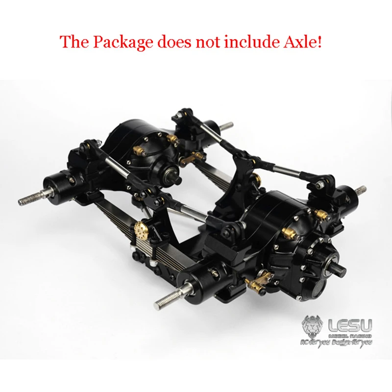 LESU X8002A Metal Rear Suspension Set for 1/14 Tamiya RC Truck Axles DIY Model TH02086
