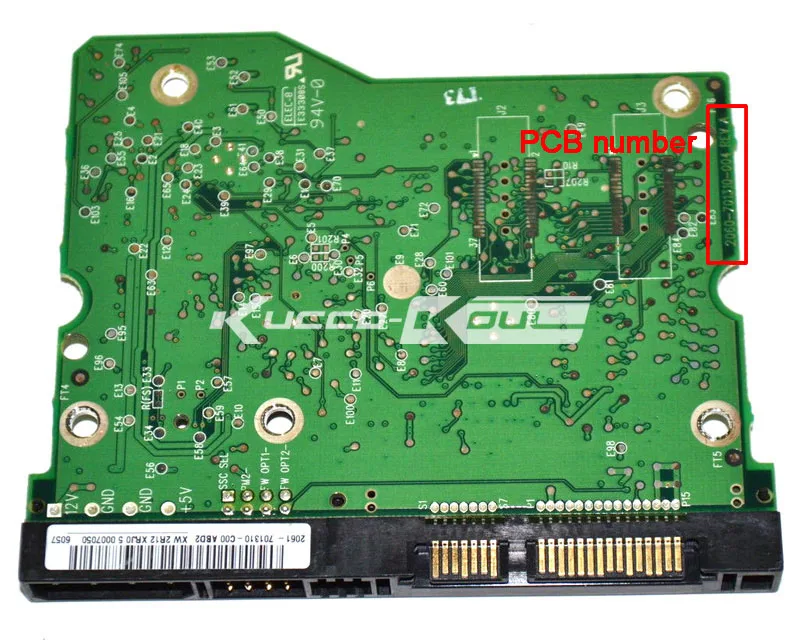 HDD PCB Плата логики 2060-701310-004 REV для WD 3.5 SATA жёсткий диск wd4000kd wd4000yr ремонт Восстановление данных