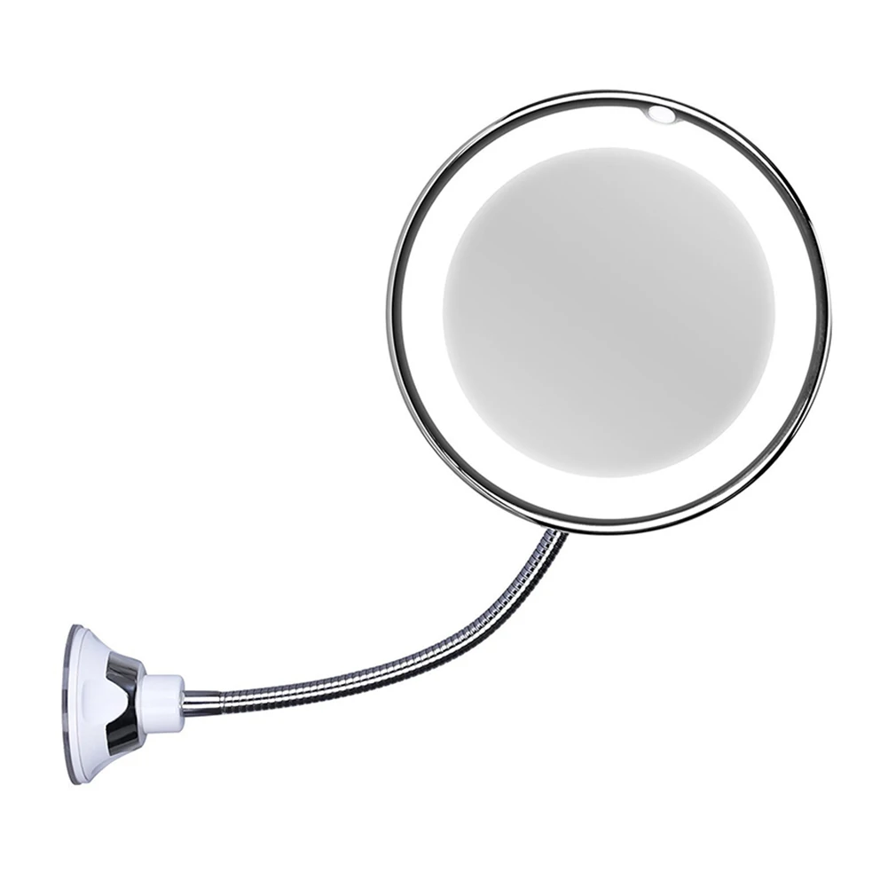 

360 Degree Swivel Rotation Makeup Lamp Flexible Gooseneck Makeup Mirror with Suction --M25