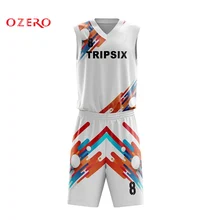 Новое поступление баскетбольные майки на заказ дышащий комплект без рукавов