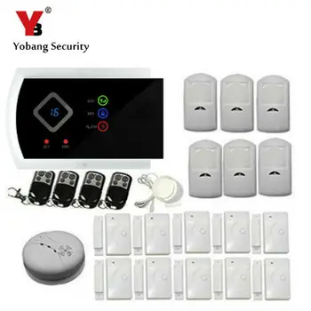 

YobangSecurity English Russian Spanish Italian Slovak Burglar Alarm Security system Wireless GSM PIR Auto Sensor Motion Detector