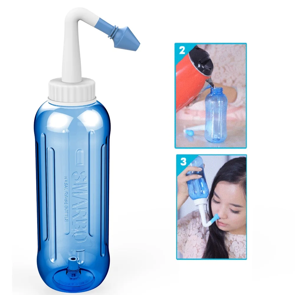 

500ml Nasal Irrigator For Nose Wash Cleaner For Adult and Children Baby No Power Needed