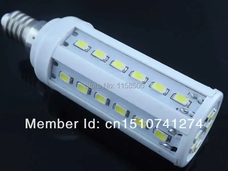 10 шт./Лот Новый E27 B22 E14 12 Вт 42 светодиод 5730 SMD 110 В/220 В Светодиодная лампа кукуруза