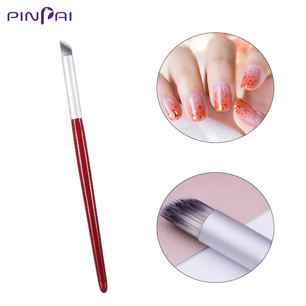 

1 PC Professional Nail Art Gradient Painting Brush Pen Gradual UV Gel Polish Blooming Nail Tips Drawing Brush Pen Manicure Tool