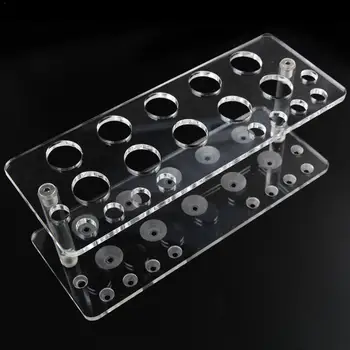 

20 Holes Acrylic Makeup Brushes Display Stand Artifact Makeup Brush Holder Drying Rack Organizer Holder Display Storage Tool