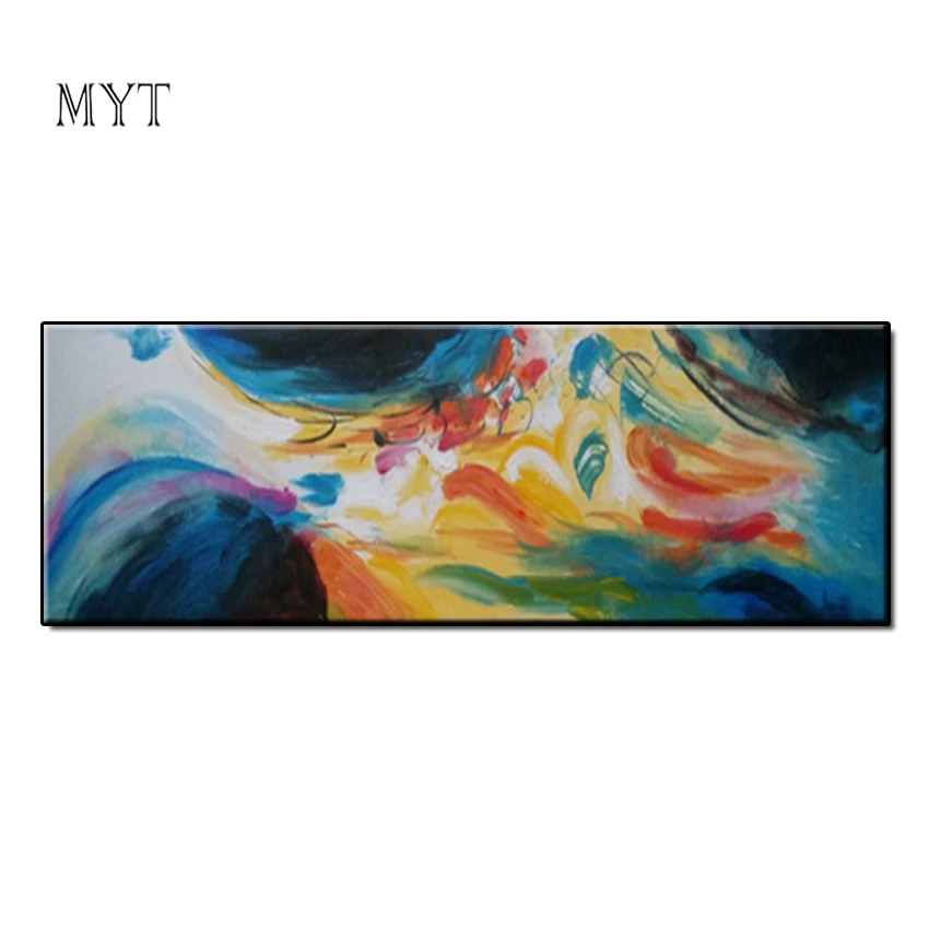 

MYT 100% Hand Painted Abstact Large Size Wall Abstract Canvas Wall Art Oil Painting On Canvas Home Decoration Unframed