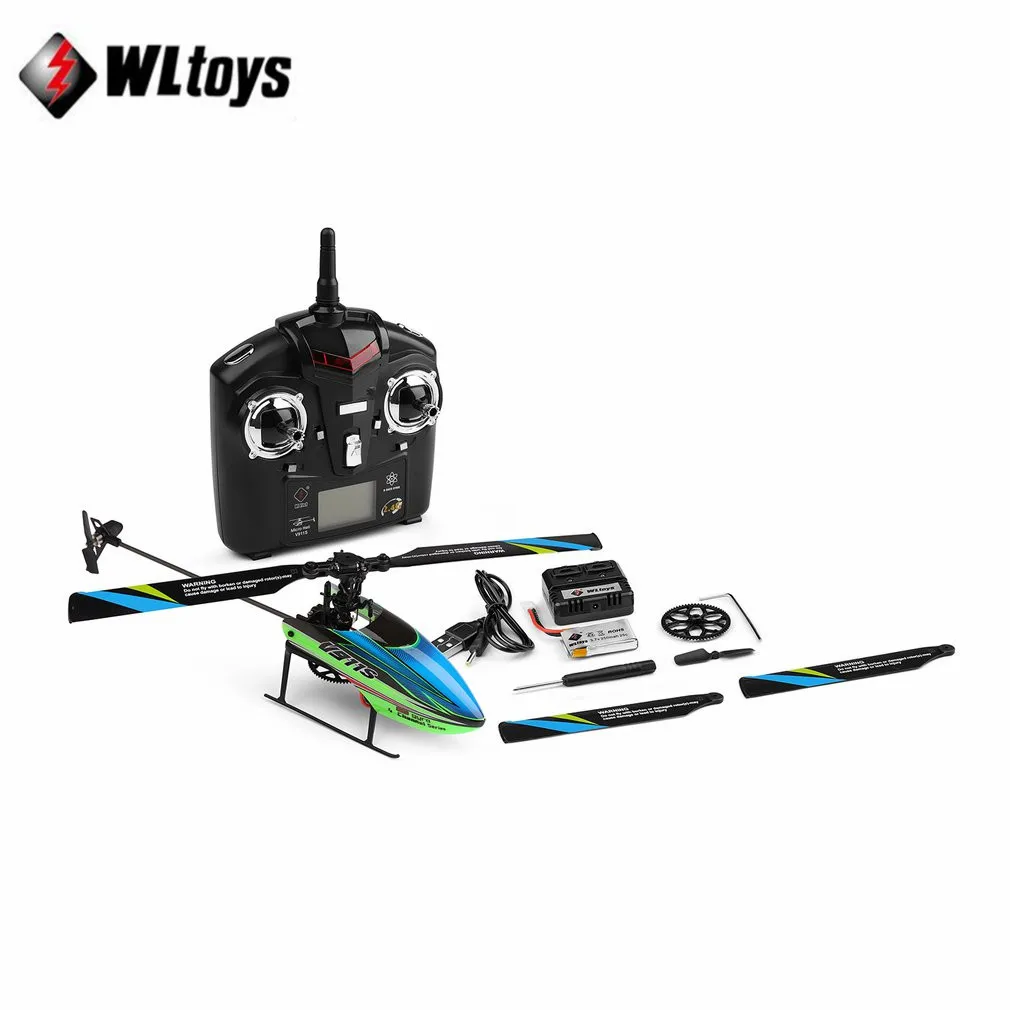 Квадрокоптер Wltoys V911S 2 4G 4CH Радиоуправляемый вертолет с одним пропеллером и