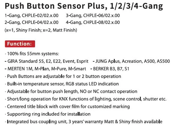 push button sensor