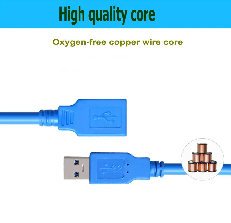 Линия передачи данных из чистой меди USB3.0 кабель удлинитель USB мужчин и женщин A/F
