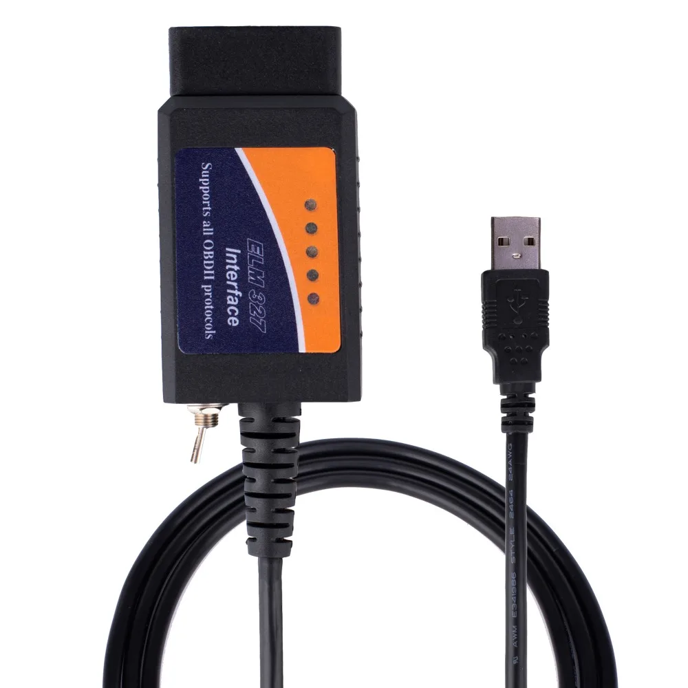 Автоматический считыватель кодов ELM327 V1.5 USB с переключателем HS-CAN/MS-CAN для Ford ELMconfig Forscan CH340 PIC18F25K80 чип диагностический инструмент