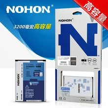 Original NOHON 3200mAh High Capacity Battery For Samsung Galaxy Note 3 Note3 N9000 N9006 N9005 N9009 No NFC Replacement Battery