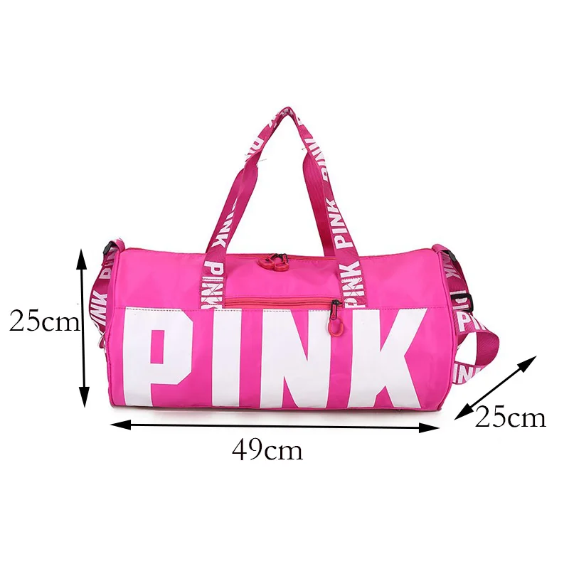 Большая вместительность,, женская черная Дорожная сумка, розовая сумка через плечо, женская сумка, женская сумка на выходные, портативная спортивная сумка, водонепроницаемая, моющаяся