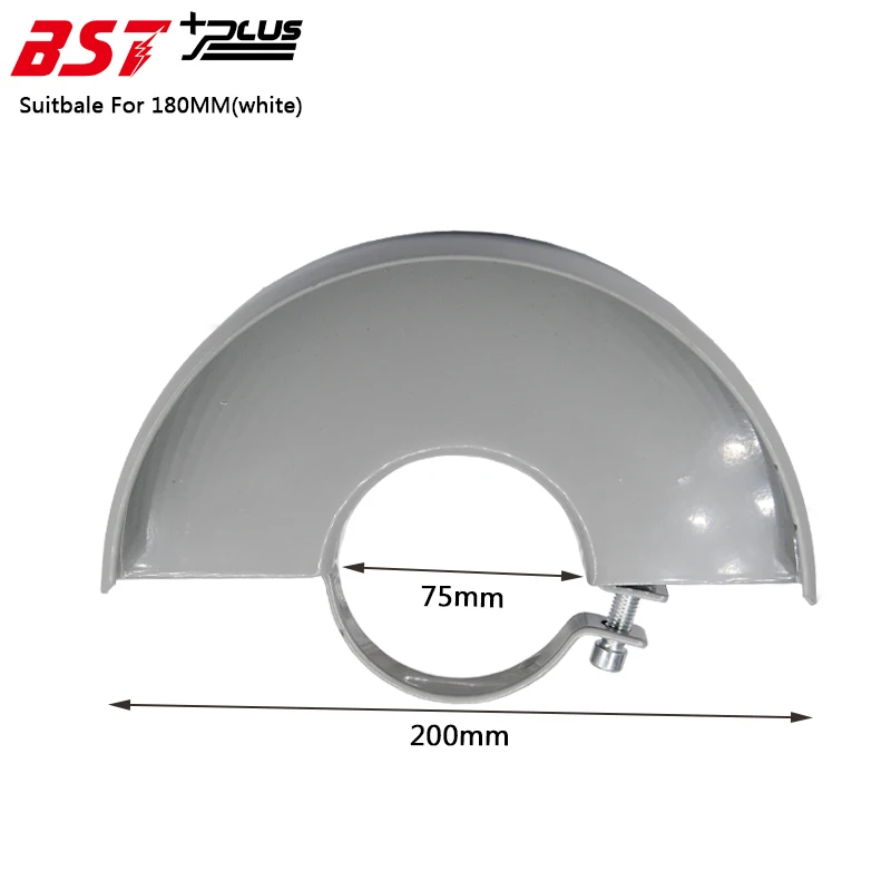 

White Metal Wheel Safety Guard Protection Cover For 180MM Angle Grinder,Power Tools Accessoires,Spare Parts