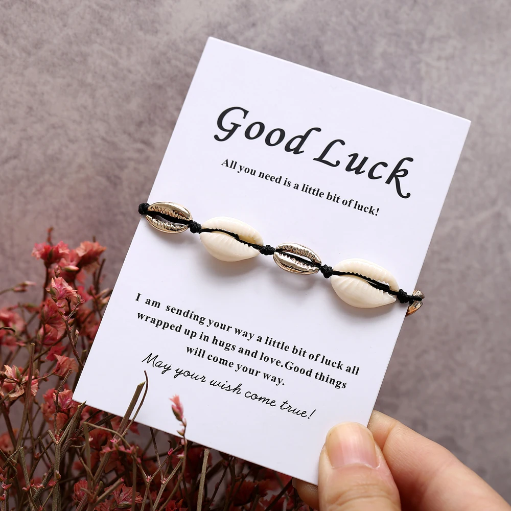 Boho Ocean Beach Cowrie Shell Ankle Bracelet Handmade Adjustable String Macrame Mussel Seashell Anklets for Women Foot Jewelry