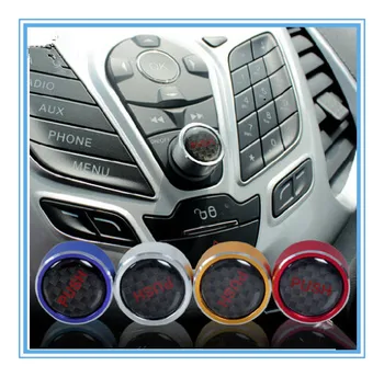 

Car Covers Aluminum Audio Control Knob Trim Cover Switch Button Sticker for Ford for New Focus 3 MK3 MK4 2012 - 2016 Accessories