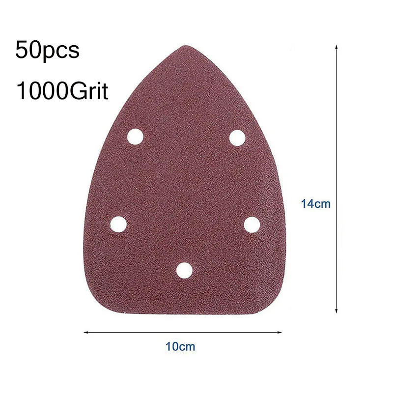 SHINA 50pcs Sandpaper 1000 Grit Triangle Sanding Disc Sheet Sand Paper Pad Set For Fein Oscillating SHINA 50pcs Sandpaper 1000 Grit Triangle Sanding Disc Sheet Sand Paper Pad Set For Fein Oscillating
