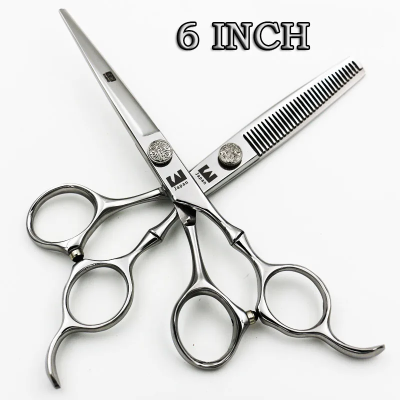 

6 inch KASHO Professional Hairdressing scissors set Cutting+Thinning Barber shears High quality Personality models