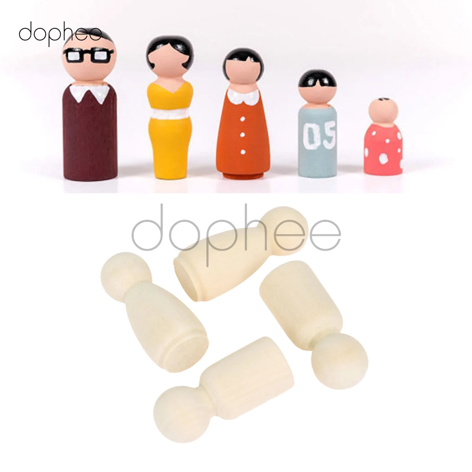 wooden peg figures