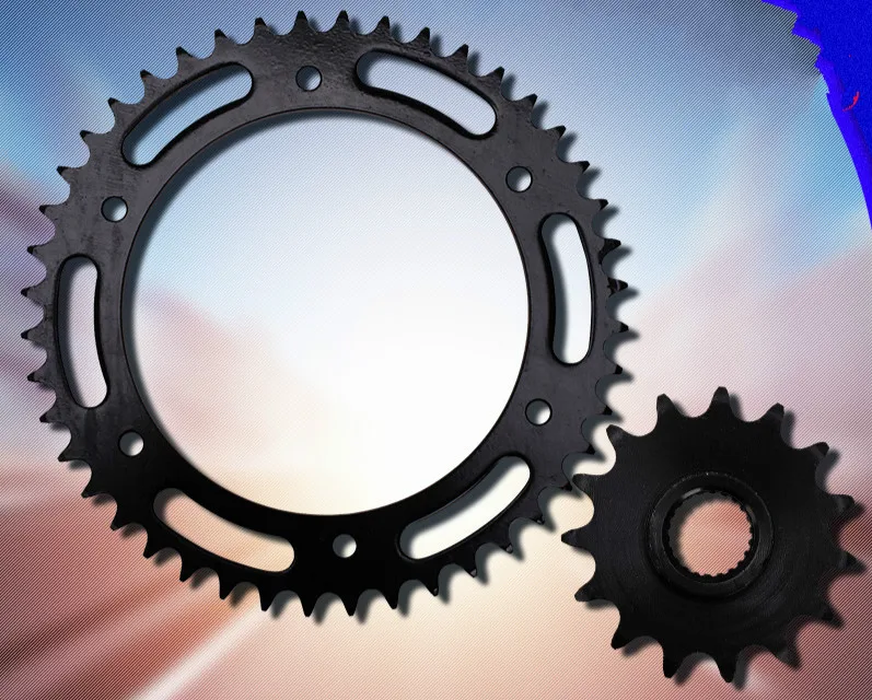 

For YAMAHA TTR250 TT-R250 TT250R TTR250 Motorcycle Front Rear Sprocket geartransmission gear 520 chain 15T 44T