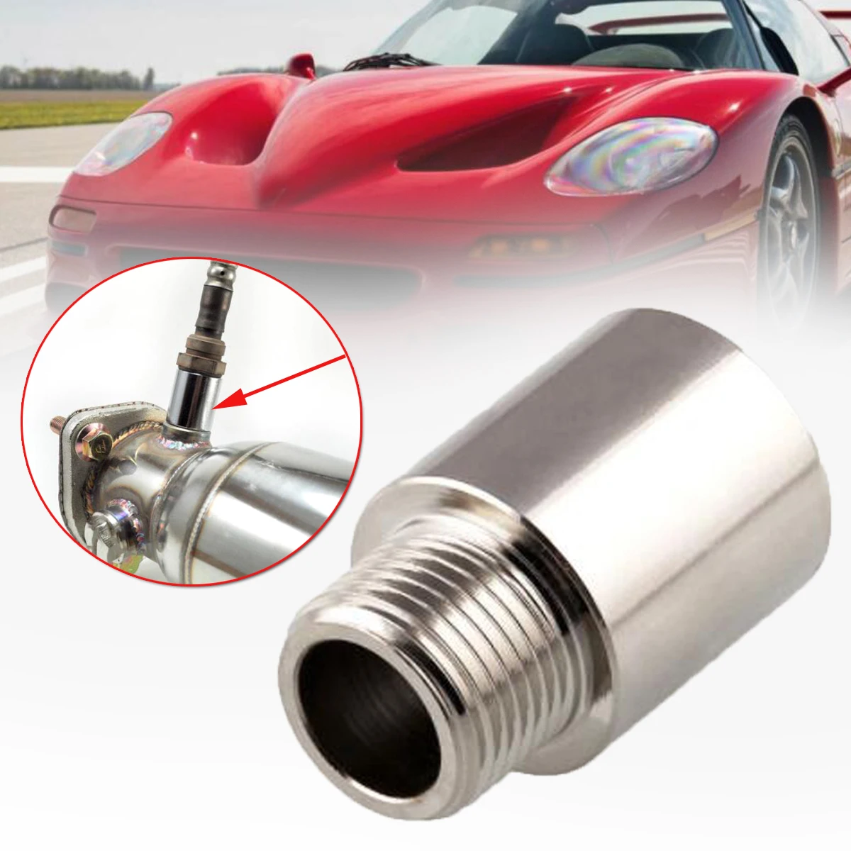 1Pcs Universal Car O2 Oxygen Sensor Extender Extension Spacer M18 x1.5 Bung HHO Adapter Spacer Iron Automobile Replacemant Parts 1Pcs Universal Car O2 Oxygen Sensor Extender Extension Spacer M18 x1.5 Bung HHO Adapter Spacer Iron Automobile Replacemant Parts