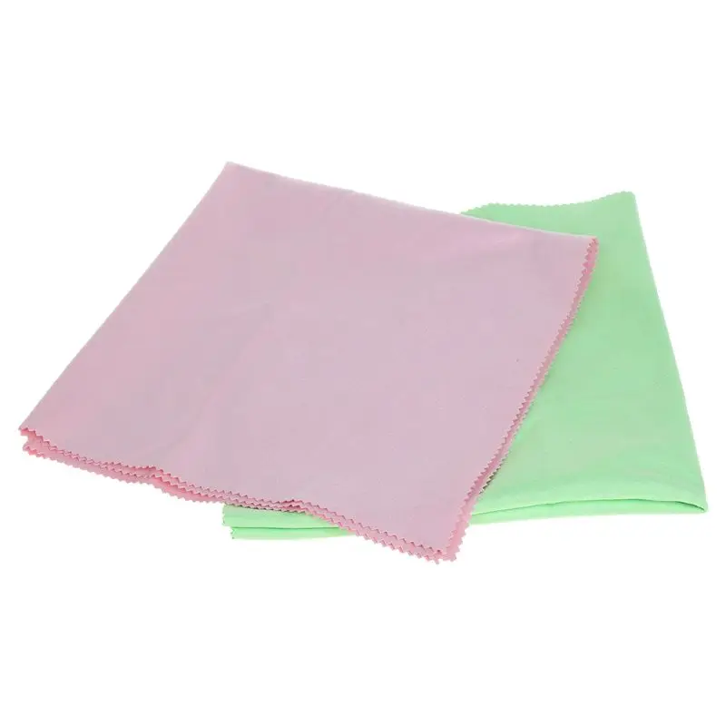 

Glasses Cleaner Wipes Suede Fabric Blend Cotton Cleaning Lens Wiping Phone Screen Computer 40x40cm Portable Soft Accessories