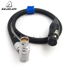 XLR 4pin женский инструменты для наращивания волос до 2B 8 булавки разъем для ARRI Alexa камера мини мощность кабель 100 см