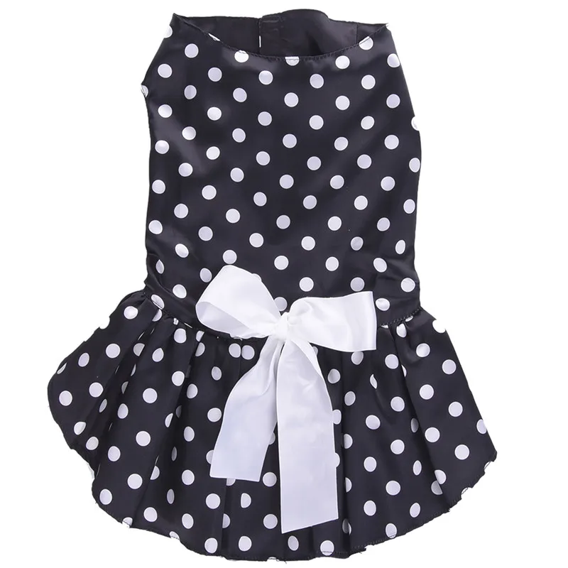 

Polka Dot Party Princess Pet Dogs Dress Coat for Wedding Party Christmas Festival Lace Skirts Cute Dress 2 Color 5 size 1pcs