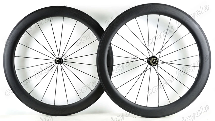 Top Outlet! 700C 38/50/60/mm depth Road carbon wheels 25mm width Clincher/tubular bike carbon wheelset UD matte finish U-shape rim 5 Top Outlet! 700C 38/50/60/mm depth Road carbon wheels 25mm width Clincher/tubular bike carbon wheelset UD matte finish U-shape rim 5