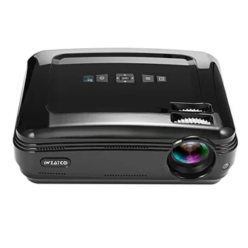 WZATCO CTL60 Upgrade Android 7.1 WIFI 5500Lumen Portable fullHD Home Cinema TV LED Projector 1080P 4K Video Game HDMI LCD Beamer