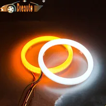 Car Halo Rings Angel Eyes LED White and Yellow 60/70/80/90/95/100/110/120 MM Motorcycle Car Angel Eyes LED Waterproof DC 12V 3W Car Halo Rings Angel Eyes LED White and Yellow 60/70/80/90/95/100/110/120 MM Motorcycle Car Angel Eyes LED Waterproof DC 12V 3W