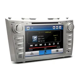 Двухместный 2 дин Радио Стерео DVD GPS Navi для Toyota Camry Aurion 2007-2011 Экран зеркалирование 8" HD Сенсорный экран RDS USB аудио