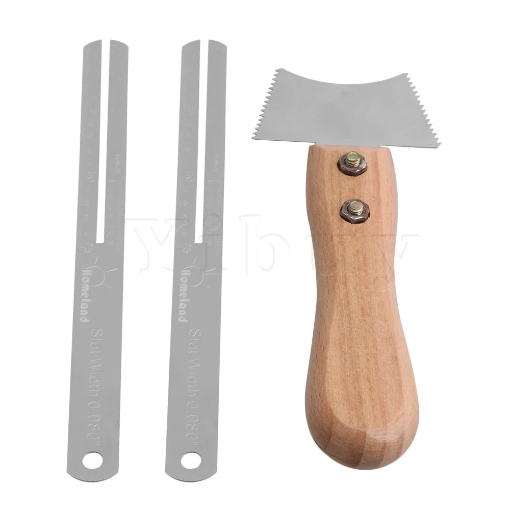 

Yibuy 5.28x2x0.01inch Silver Stainless Steel Guitar Fret Slot Cleaning Tool Fret Protector Shims & Sanding Piece Cleaning Tool