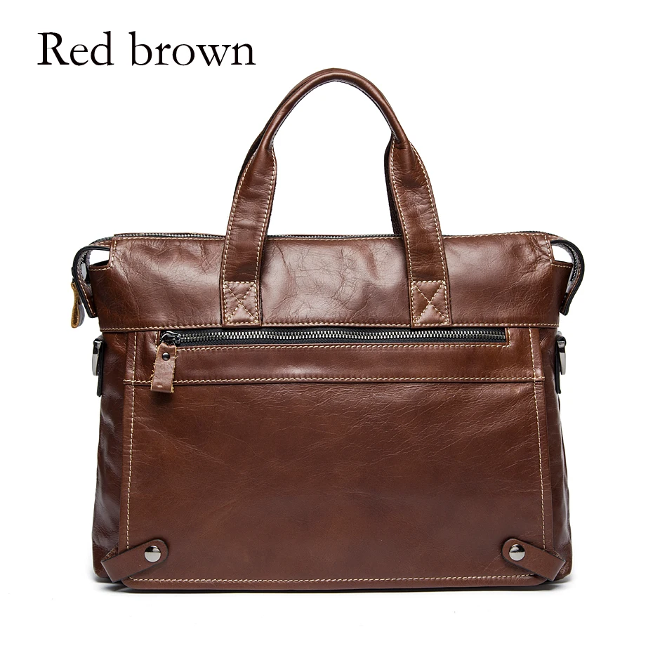 QiangHao натуральная кожа Мужская брендовая Высококачественная мужская деловая сумка два цвета натуральная мягкая кожа мужская сумка для ноутбука