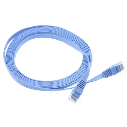 LIXF Hot sale5 metres CAT6 Ethernet Cable Lan Flat Network with RJ45 interface Blue | Обустройство дома