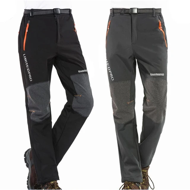 Shimano Man Winter Waterproof Windproof Outdoor Hiking Fishing Pants Breathable Trouser Travel